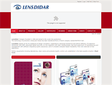 Tablet Screenshot of lensdidar.com